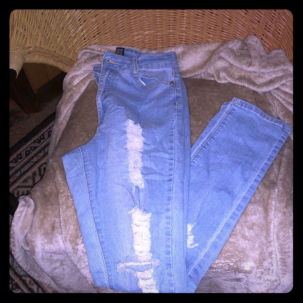 BOB Light wash High Waisted Skinny Jeans